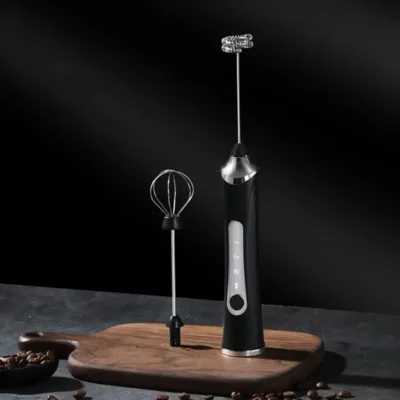 1 electric mixer, milk frother, coffee machine, egg beater, dual stick, 3-speed rechargeable batter, kitchen jam and cream mixer