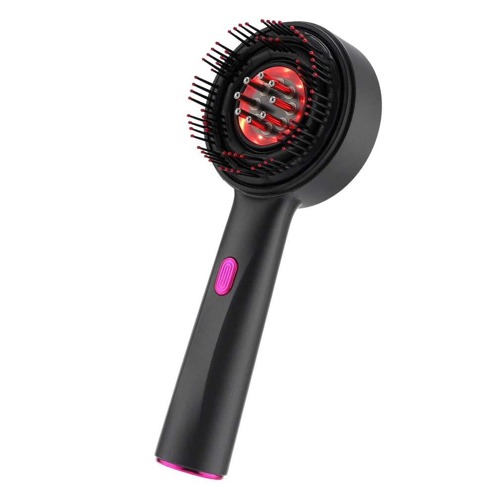 Electric Vibration Massage Comb Portable Hair Follicle Comb Scalp Oil Liquid Applicator Head Massager Hair Growth Anti Loss Care