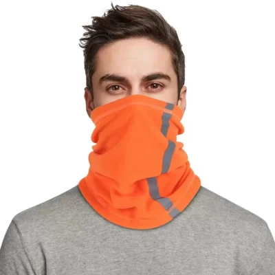 GTUBIKE Winter Warm Fleece Neck Scarves Reflective Skiing Neck Cover Mask Motorcycle Half Face Mask Scarf Riding Windproof