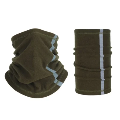 GTUBIKE Winter Warm Fleece Neck Scarves Reflective Skiing Neck Cover Mask Motorcycle Half Face Mask Scarf Riding Windproof