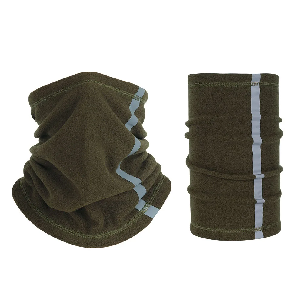GTUBIKE Winter Warm Fleece Neck Scarves Reflective Skiing Neck Cover Mask Motorcycle Half Face Mask Scarf Riding Windproof