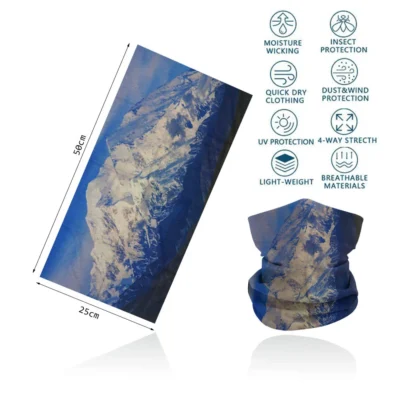 Seamless Bandana Sky Stars Printed Cycling Bandana Rave Face Mask Women Men for Dust Wind Sun Protection Face Scarf Mask Cover