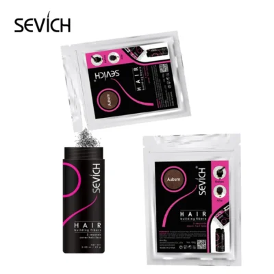 Sevich 500g Refill Hair Fiber Anti Hair Loss Product 10Color Keratin Instant Hair Growth Fiber Refill Hair Building Fiber Powder