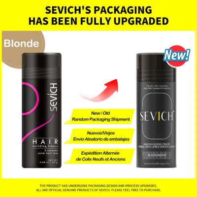 Sevich 25g 10 Colors Keratin Hair Loss Building Fiber Hair Growth Fiber Refill Hair Loss Concealer Blender Hair Care Product