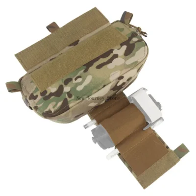 Tactical Hanger Pouch Compact Abdominal Dangler Pack Quick Release Shoulder Bag Integrates Hunting Vest Plate Carrier Airsoft