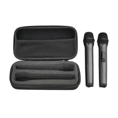 Hard EVA Microphone Storage Bag Transmitter Box Portable Bluetooth K Song Travel Carrying Case