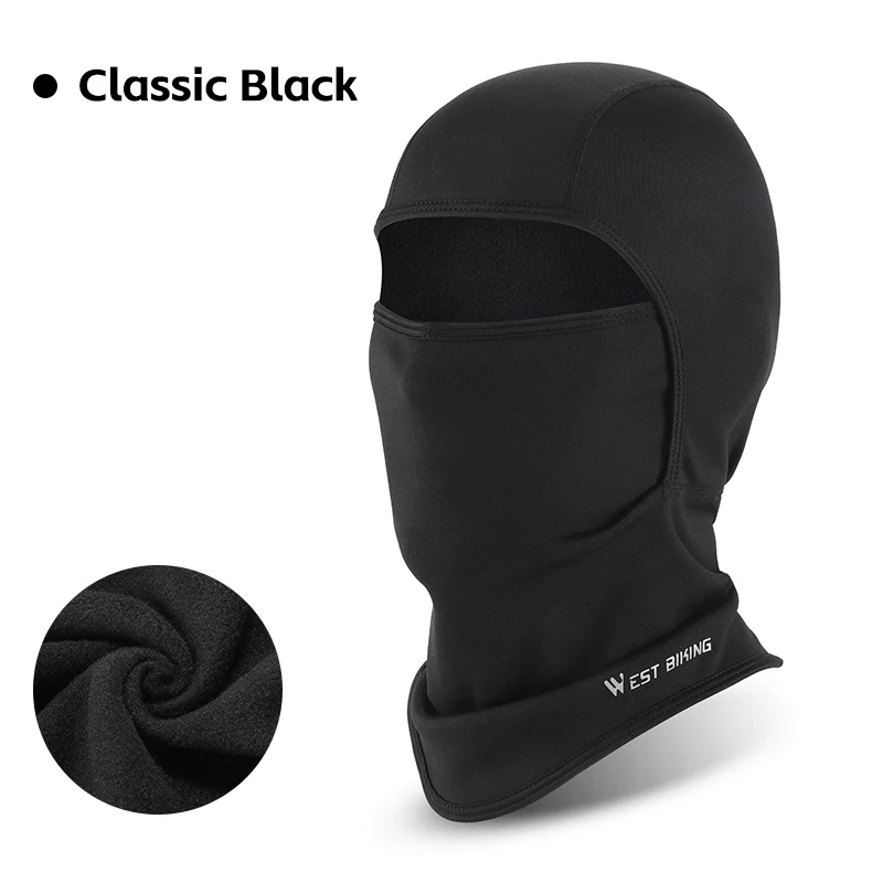 WEST BIKING Winter Children Ski Face Mask Cycling Balaclava Windproof Fleece Neck Warmer Scarf Helmet Liner Thermal Sports Gear