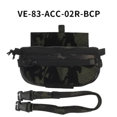 Tactical Hanger Pouch Compact Abdominal Dangler Pack Quick Release Shoulder Bag Integrates Hunting Vest Plate Carrier Airsoft
