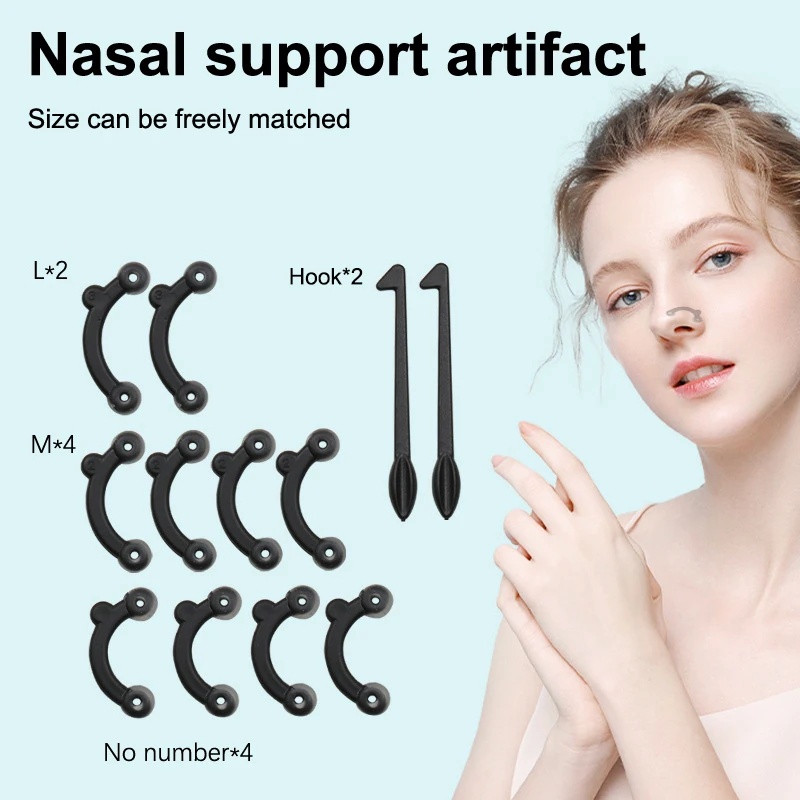 1set Nose Up Lifting Nose Shaper Lifter Nose Slimmer Nose Corrector Nose Bridge Straightener Beauty Tool 3 Size Pain Free