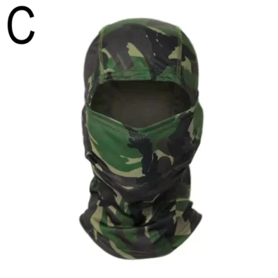 Outdoor Cool Sunscreen Balaclava Motorcycle Face Mask Tactical Balaclava Full Face Mask Summer Balaclava Mask For Men Cycling