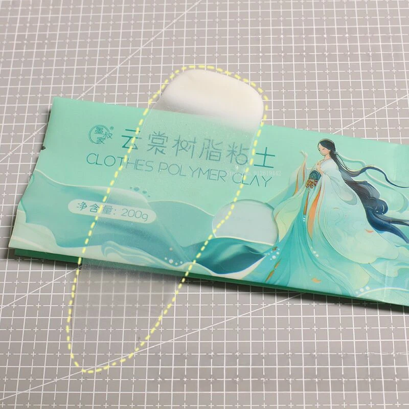 200g/ Bag Novice Large Package Transparent Bendable Resin Clay DIY Cartoon Doll Animation Character Costume Making Resin Clay