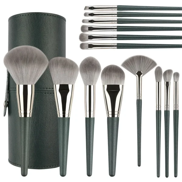 10/14Pcs Makeup Brushes Set EyeShadow Foundation Women Cosmetic Loose Powder Blush Super Soft Blending Make Up Brush Beauty Tool