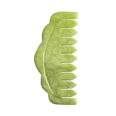Natural Green Xiuyu Gua Sha Board Jade Stone Massager For SPA Acupuncture Body Scraping Gouache Scraper Facial Beauty Tool