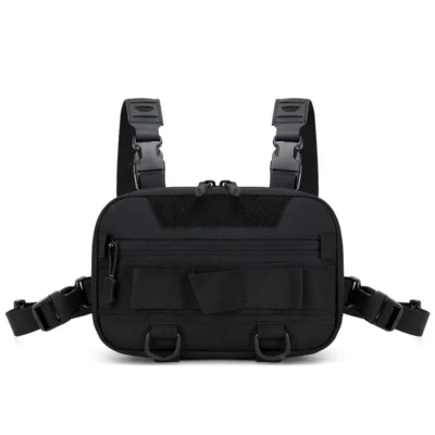 Men's Chest Bag Tactical Fishing Vest Backpack Travel Waterproof Molle Nylon Climbing Camping Backpacks Outdoor Rig Fanny Pack