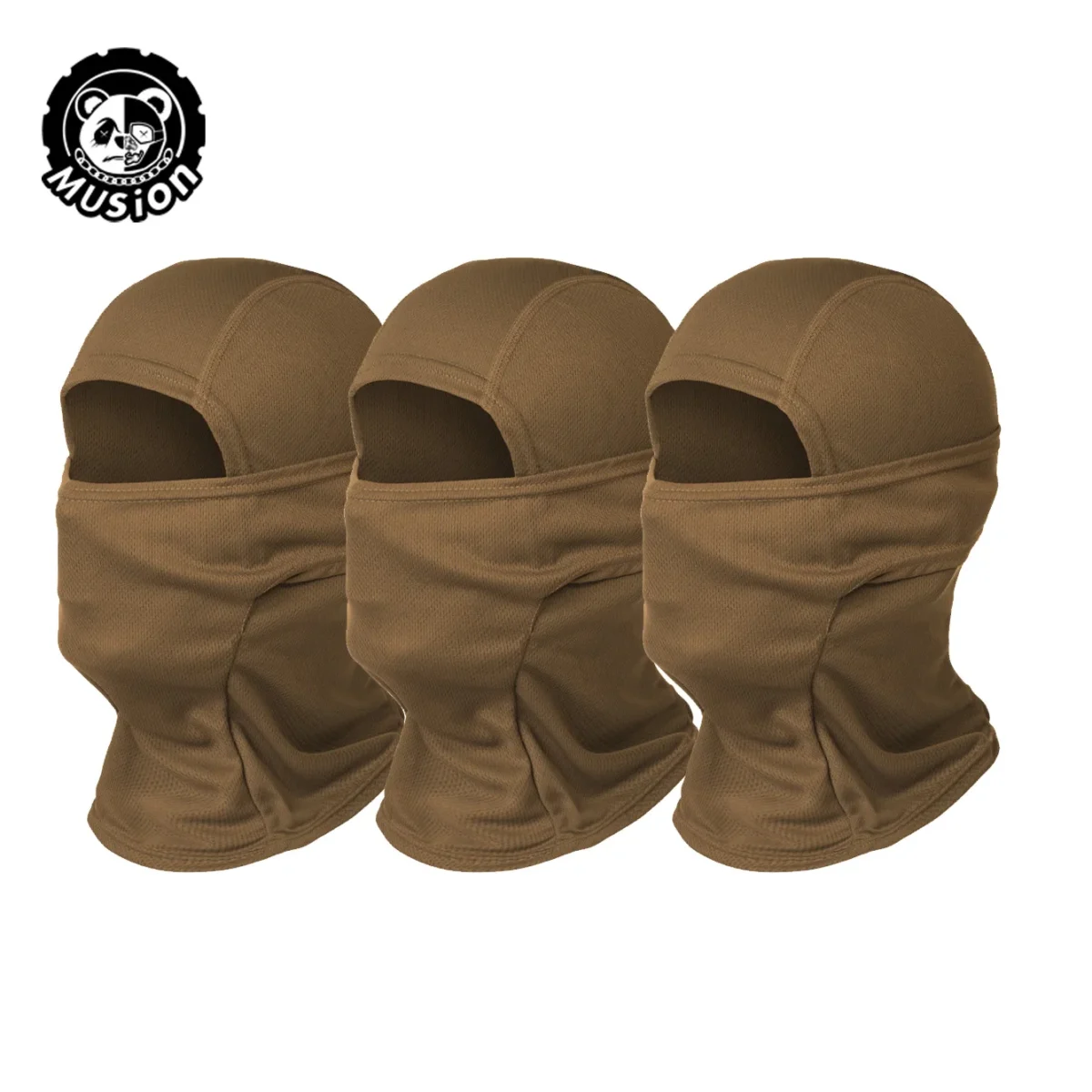 Musion Motorcycle Balaclava Sun Protection Full Face Mask Breathable Mesh Airsoft Mask Balaclava Bicycle Cycling Head Cover Unde