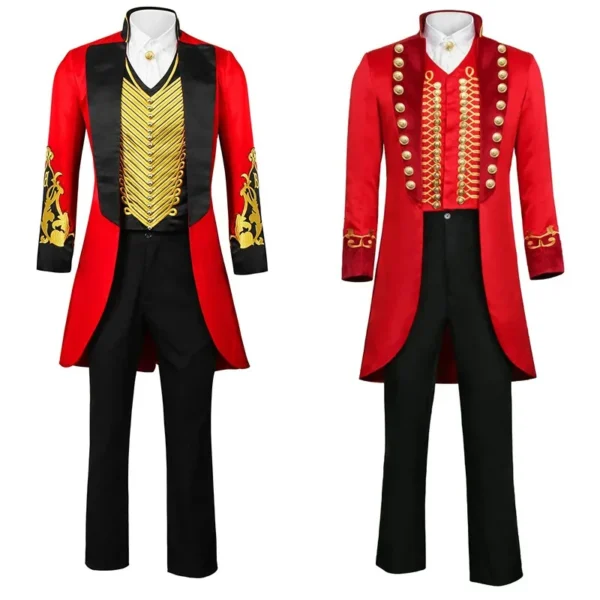 Halloween Carnival Clothes The Greatest Showman P.T.Barnum Cosplay Costume Hugh Jackman Men Vest Uniform Suit Coat Shirt Pants