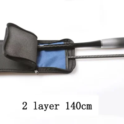80/90/100/110/120/130/150/170cm 2 Layer Fishing Rod Case Carrier Soft Folding Storage Bag Spinning / Casting Rod Cover A625