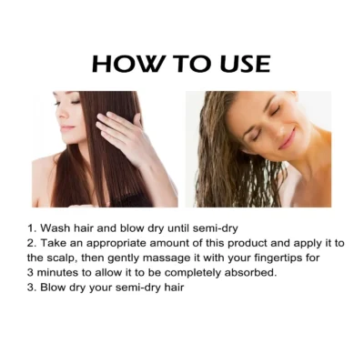 Black Castor Oil Natural Hair Growth Eyebrow Scalp Treatment Dense Strengthen Repair Nourish Moisturize Lashes Regrowth Essence