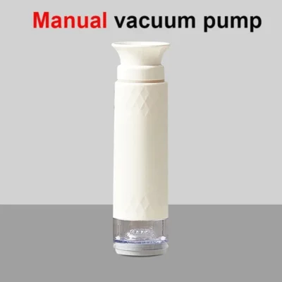 Plastic Vacuum Sealed Tank Electric Coffee Vacuum Container Kitchen Food Grains Candy Storage Box Fresh-keeping Tea Canister