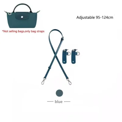 Cow Leather Replacement Crossbody Bag Strap Fit for Longchamp 2025 Mocha Moka mini shoulder strap without punching modification