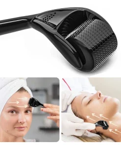 Alternative view of Titanium Derma Pen Roller Hair Growth Beard 540 Microneedle Roller for Facial Skin Care MTS Micro Needle Roller Mesotherapy Use