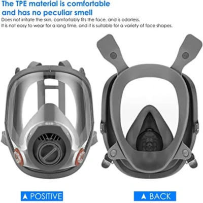 6800 Anti-gas full face mask spray paint chemical grinding activated carbon for gas mechanical polishing logging coating welding