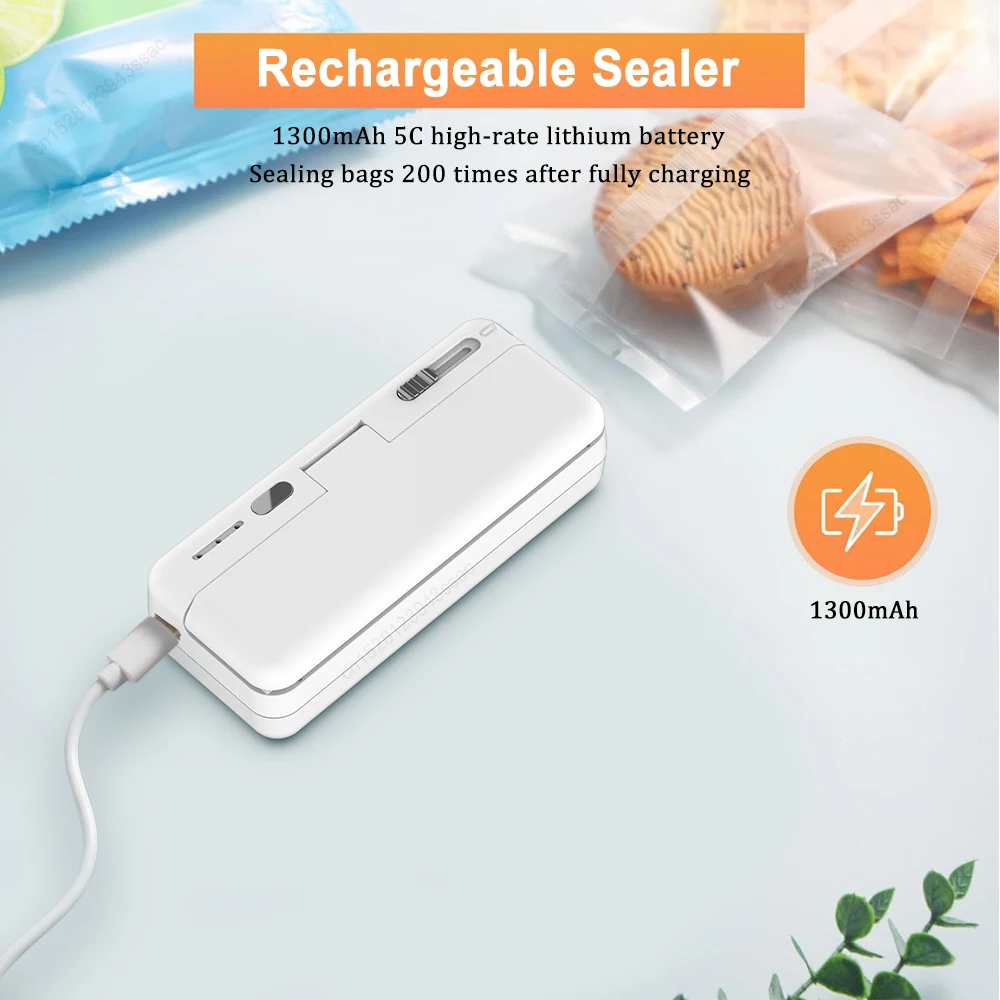 Plastic Bag Sealer Mini Sealing Machine Thermal Plastic Bag Sealants Heat Sealing Machine for Plastic Bags Handheld Heat Sealer