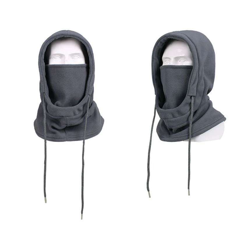 Winter warm hat men's face mask scarf windproof and cold proof integrated cycling skiing hood