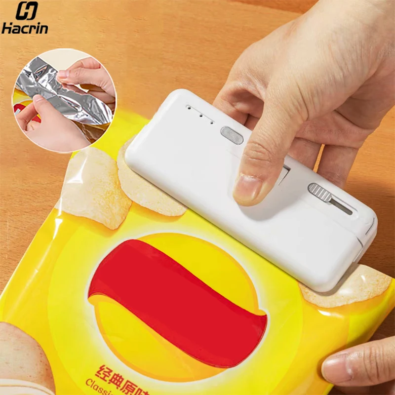 Plastic Bag Sealer Mini Sealing Machine Thermal Plastic Bag Sealants Heat Sealing Machine for Plastic Bags Handheld Heat Sealer