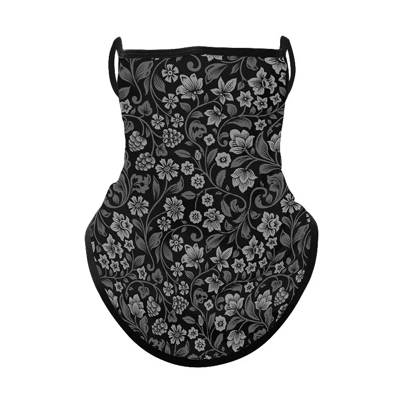Motorcycle Face mask Breathable Scarf Multifunctional Half Face Mask Snowboard Neck Triangle Scarf Hats