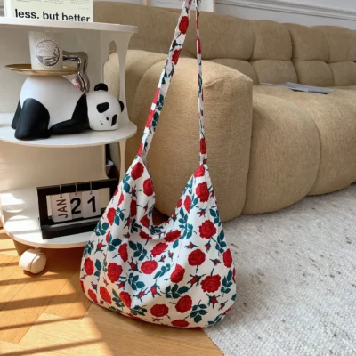 Bohemian Tassel Fishnet Women Shoulder Bags Colorful Rope Woven Lady Handbags Handmade Hollow Summer Beach Bag Large Tote Purses