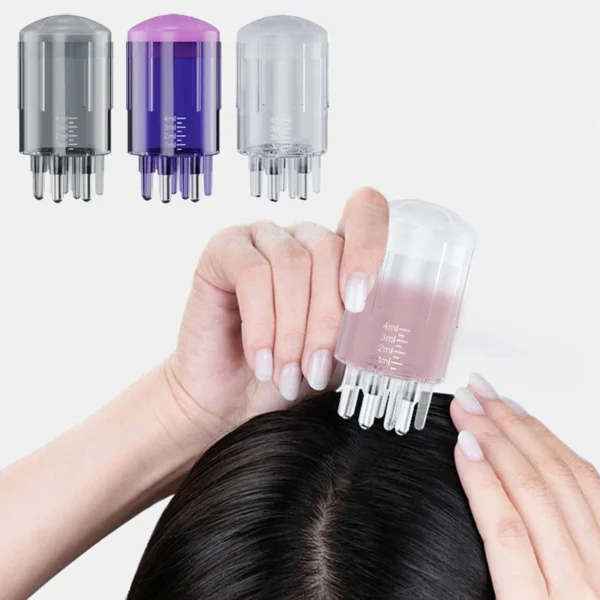 Scalp Applicator Liquid Comb for Hair Scalp Treatment Essential Oil Liquid Guiding Massager Comb Hair Growth Serum Oil Apply