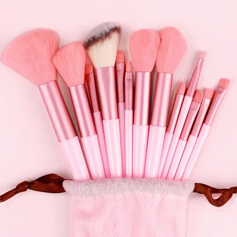 13Pcs Makeup Brushes Set Soft Fluffy Eye Shadow Highlighter Concealers Brush Blush Loose Powder Brush Blending Women Beauty Tool