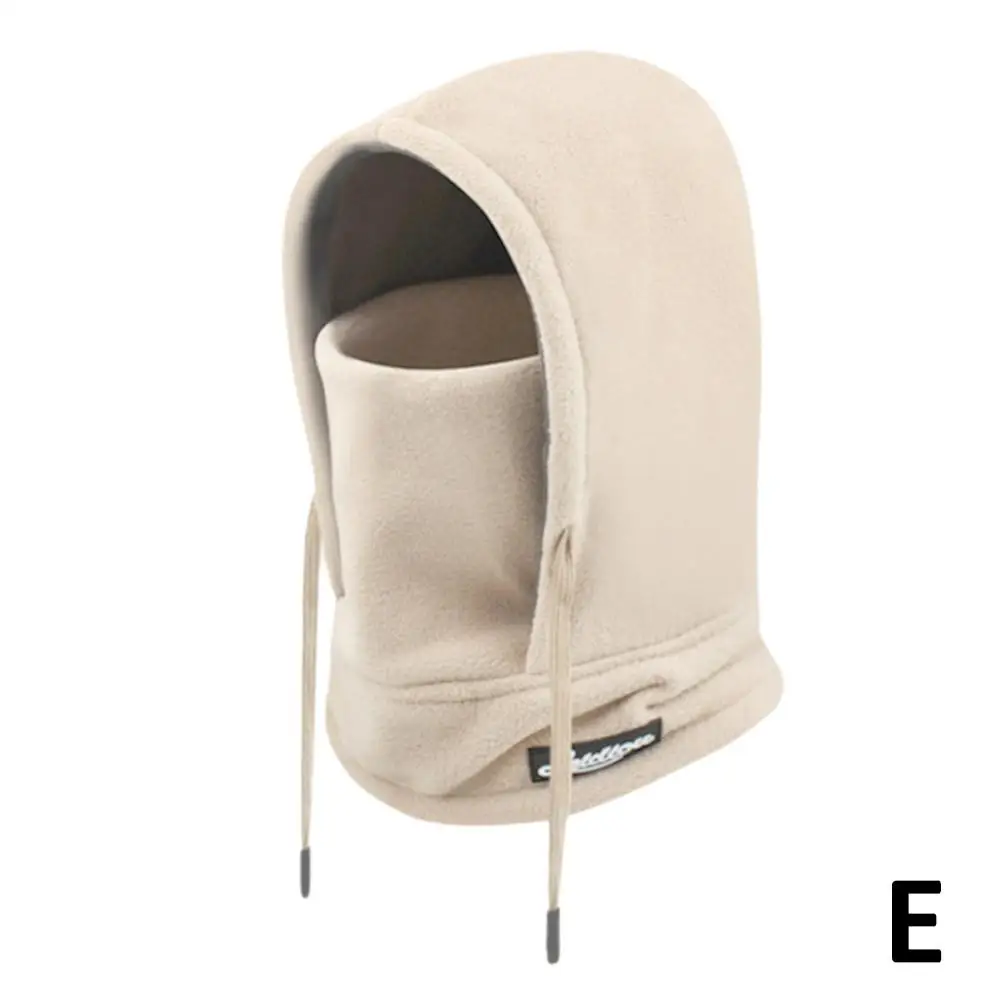 New Winter Full Face Mask Fleece Skiing Balaclava Hat Windproof Winter Warm Plush Neck Warmer Hood Outdoor Thicken Cap