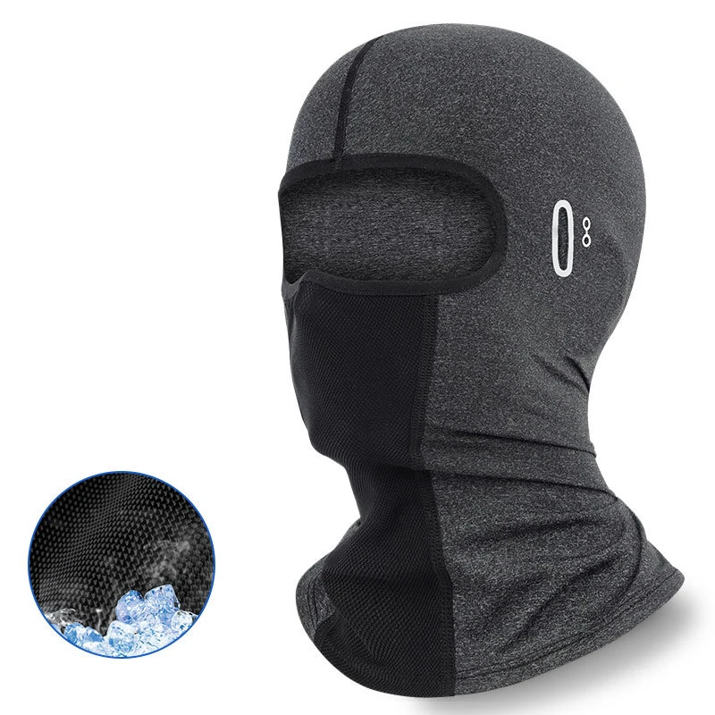 UV Protection Full Face Mask Hiking Ice Silk Sun Hat Men Women Balaclava Sunglasses Holes Scarf Cooling Cycling Face Cover Beach