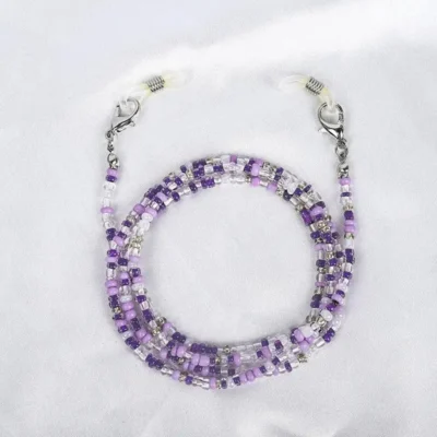 Boho Beaded Glasses Chains Colored Mask Strap Women Face Mask Lanyard Anti Slip Women's Neck Chain For Eyeglass Sunglasses
