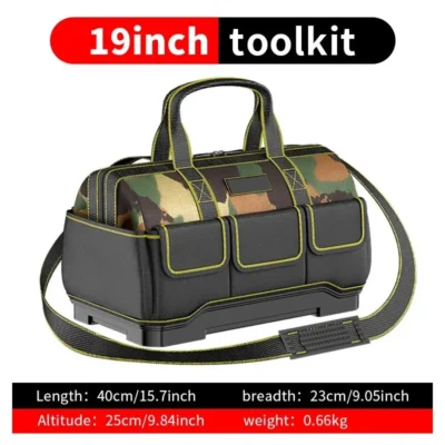Professional Electrician Tool Bag - Reflective, Waterproof, Multi-Pocket, Durable Oxford - 4 Sizes Available