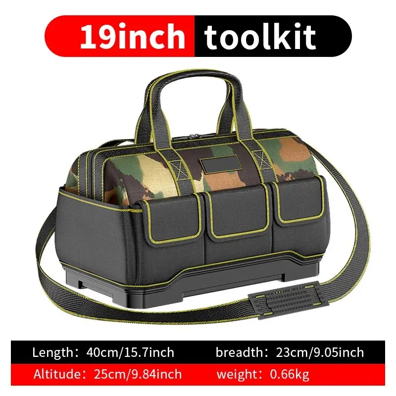 Professional Electrician Tool Bag - Reflective, Waterproof, Multi-Pocket, Durable Oxford - 4 Sizes Available