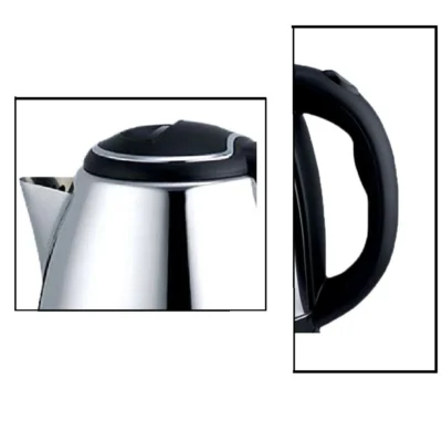 Stainless steel electric kettle.Mesh water outlet design, 360-degree rotating base, 2L to meet the needs of a family