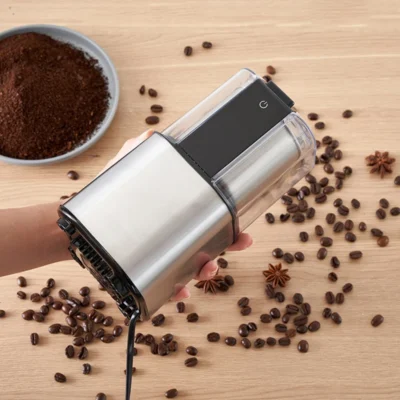 220V Mini Electric Coffee Grinder Cafe Grass Nuts Herbs Grains Pepper Tobacco Spice Multifunction Grinding Machine 200W Grinders