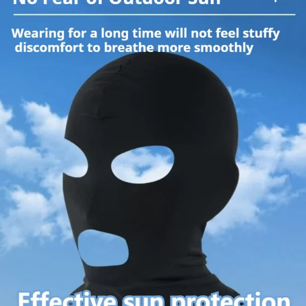 Cycling Face Mask For Men Women Full Face Mask Hood Breathable Motorcycle Cycling Ice silk fabric Sports  UV Protection Mask