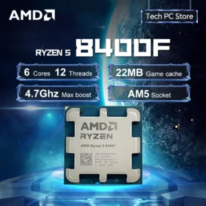 NEW AMD R5 8400F L3=16M 4.2GHz 6-Core 12-Thread Processor 65W Ryzen 5 8400F 4NM DDR5 Socket AM5 but without fan