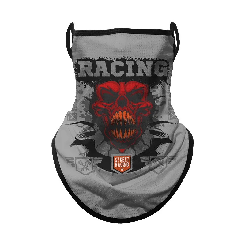 Motorcycle Face mask Breathable Scarf Multifunctional Half Face Mask Snowboard Neck Triangle Scarf Hats