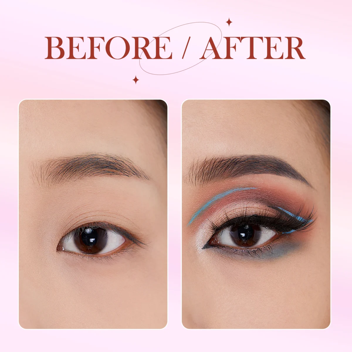 Jessup Eyeliner brush Make up Soft Fiber Wing Beauty tool Cosmetic Angled Liner 206