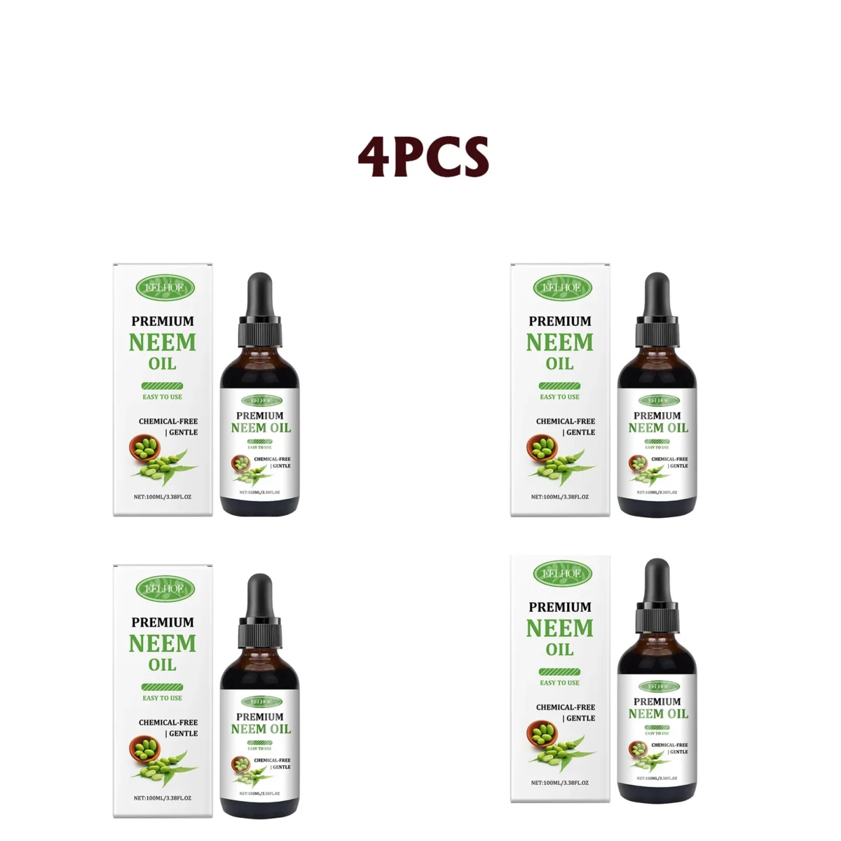 Eelhoe Neem Oil Care Essential Oil Nourishes Scalp Skincare Armor Neem Oil Massage Oil Nourishes The Skin Relieve Scalp Fatigue