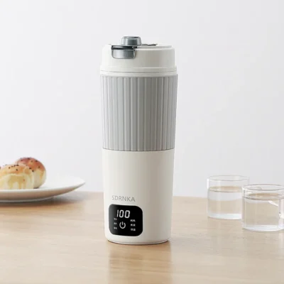 650ml Portable Electric Kettle Travel Boil Water Cup Thermo Pot Smart Teapot Temperature Adjustment Kettle Heating Cup 220V
