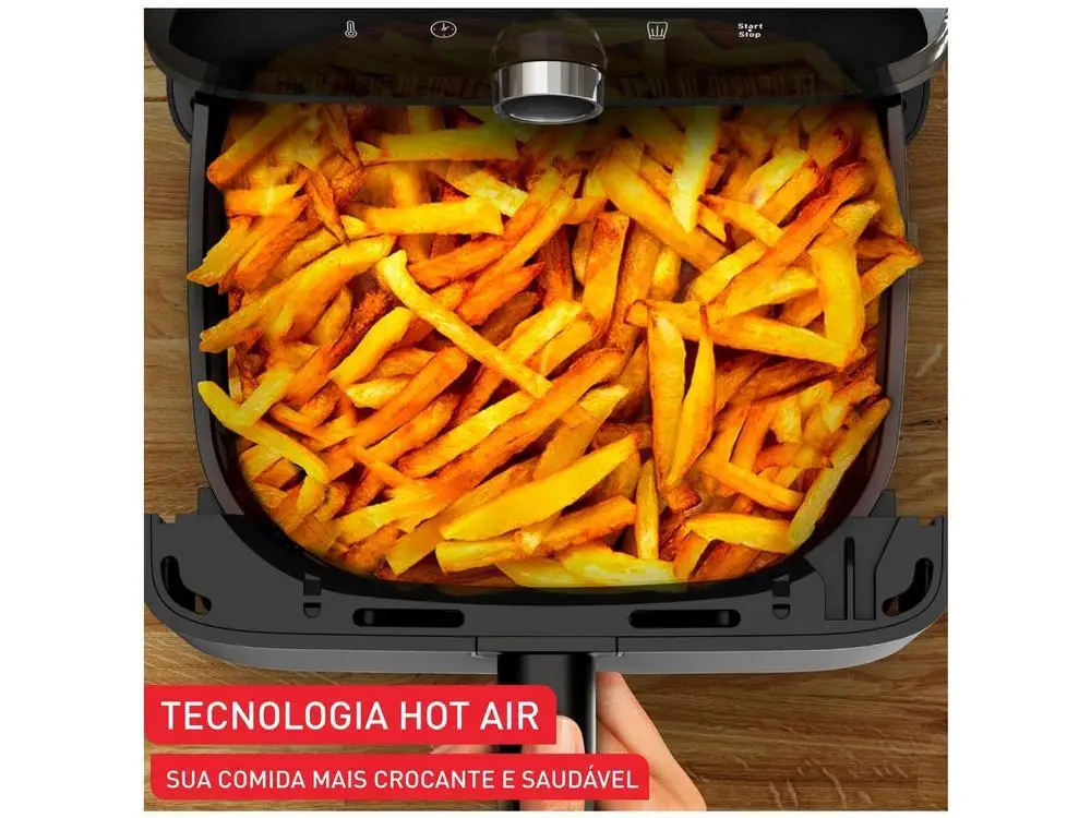 Electric Fryer No Oil/Air Fryer Arno Expert Maxxi AFD7 with Timer Inox 7.5L-220V