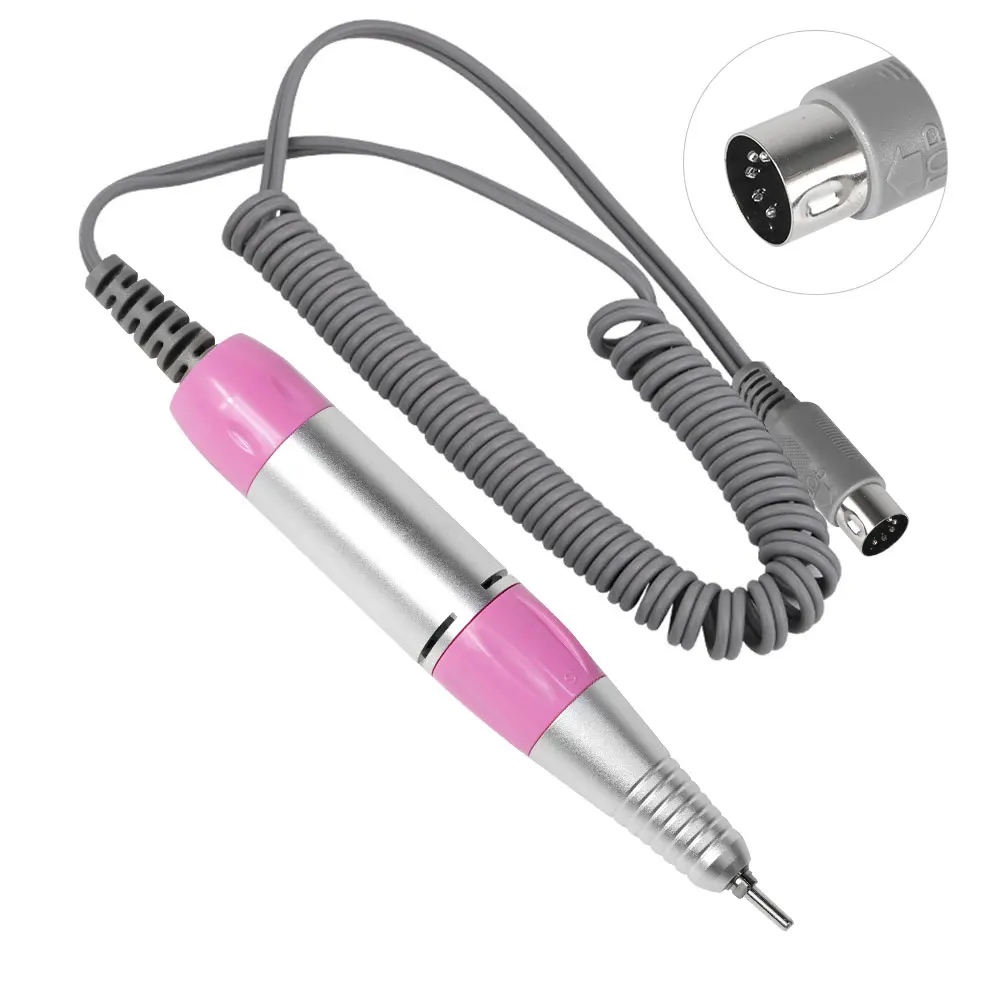 35000rpm 5Pins Electric Nail Drill Machine Handle Handpiece Pedicure Replacement Pen Manicure Beauty Tool ABE Accessory