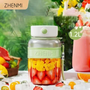 MI TonTon Portable Juicer Cup 1200ML Juicer Mixer Electric Mini Blender Fruit Vegetables Quick Juicing Kitchen Food Processor