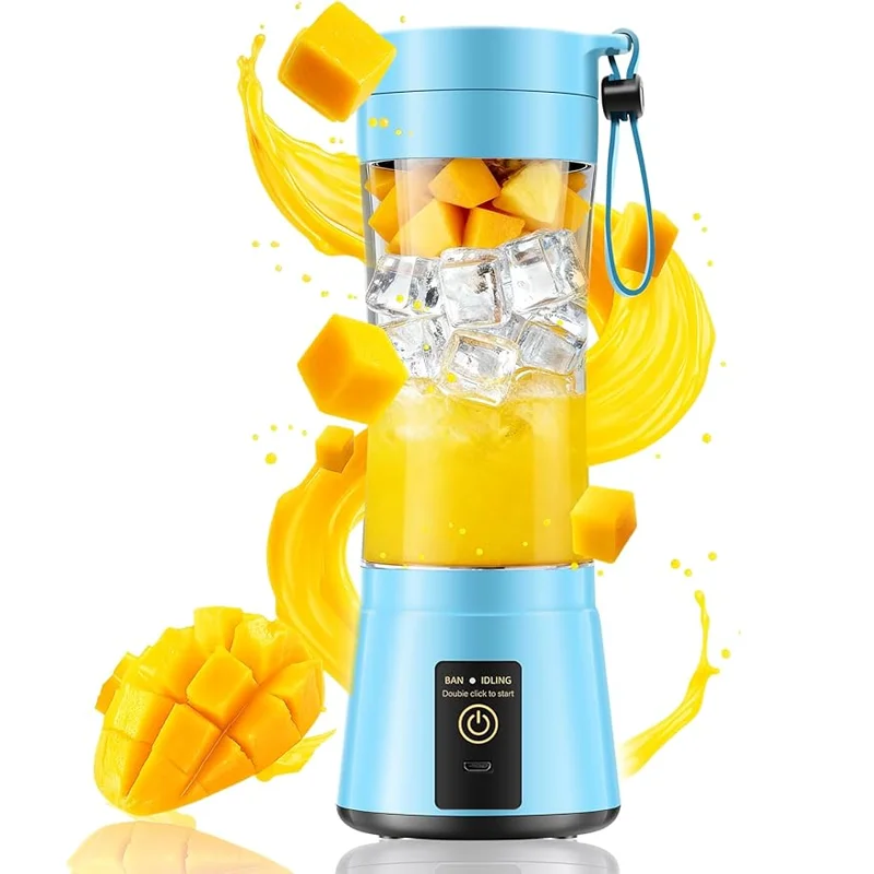 380ml Household Juice Mixer Mini Electric Juicer USB Rechargeable Smoothie Smoothie Shake Mixer Outdoor Picnic Portable Juicer